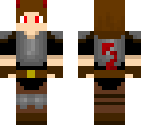 long hair man medieval armoured demon
