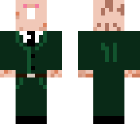 mole rat in green suite