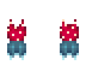 ob - strawberry red tanktop w/ shorts v2