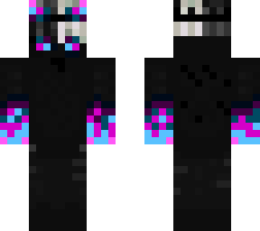 pink and blue demon