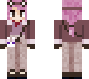 pink steampunk explorer
