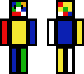 "a friendly rubik man"