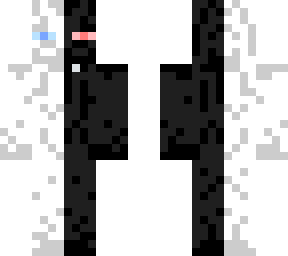 enderman white and black