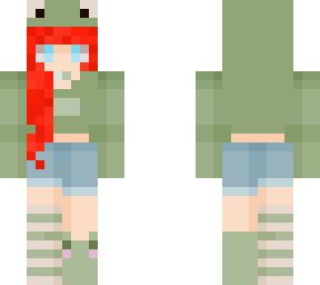 frog girl w/ red hair