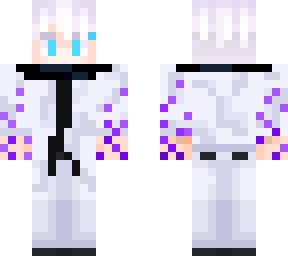 Hollow Purple gojo Minecraft Skin
