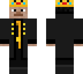 royal dark gray and black coat king