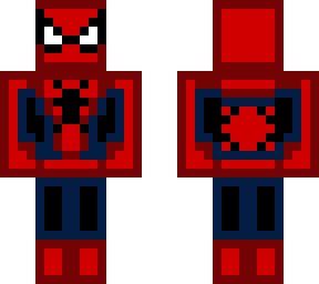 spiderman red and black
