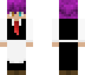 bartender with pink hair