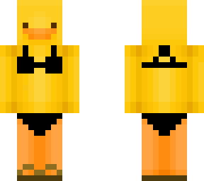 duck in a bikini