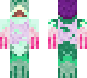 pink n teal fish