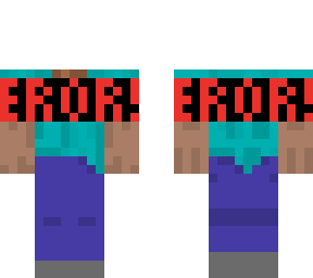 Error Steve | Minecraft Skin