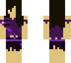 piurple scene girl