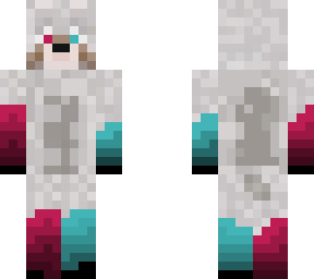 tiktok cape red and blue energy wolf