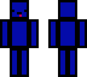 blue person