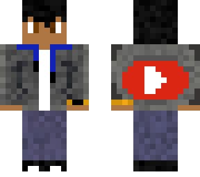 boy with play button logo
