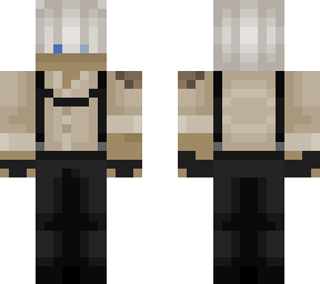 boy with white hair