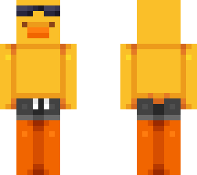 duck with swimming trunk
