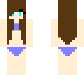 light blue swimsuit