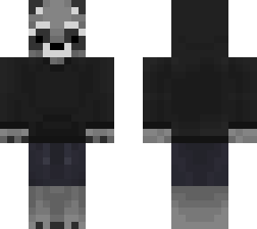 raccoon with edit [by lucidbrew] | Minecraft Skin