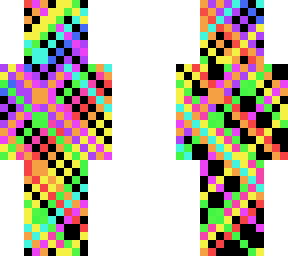 rainbow lines -pixal art-