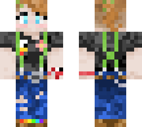 super sockdragon suspenders and chicken shirt 1.4