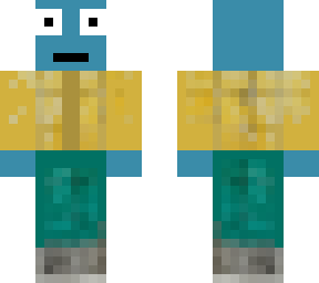 a skin from a childhood drawing but blue (original)