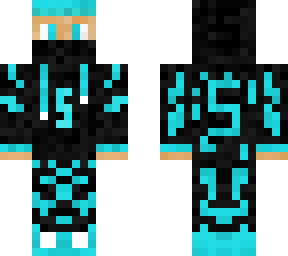 black and blue hoodie man