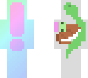 do not mind the pixel art ;-; // ea vs. muffin chat skin for me and bean!