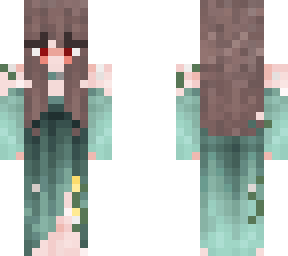 green dress
