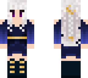 midnight blue elven witch