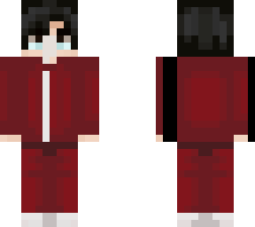 track suit girl red slim