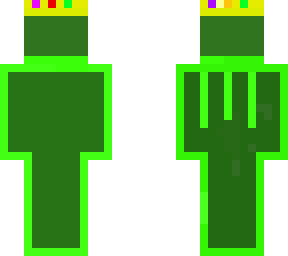 green neon outline