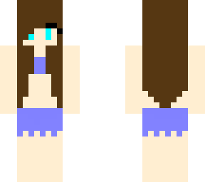 light blue swim skirt (pool party)