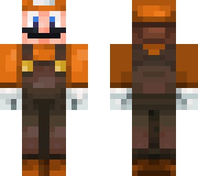 mario orange and brown