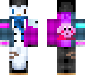 multi-coloured eyed penguin with blue and pink jumper 1 layer 4px v2