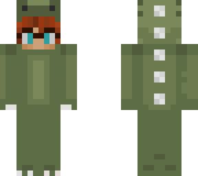 redhead dino onesie