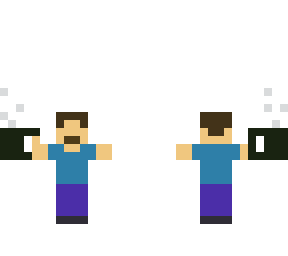 steve holding a cup of warm chocolade
