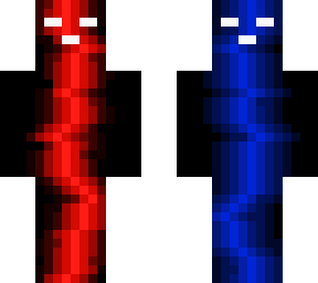 blue and red music waves