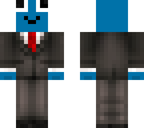 blue dude in a suit