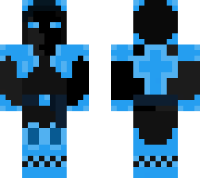 blue man