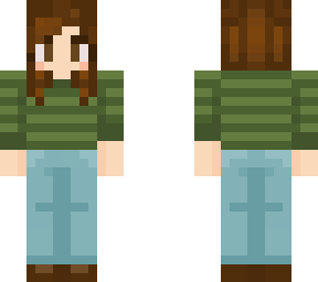 green sweater
