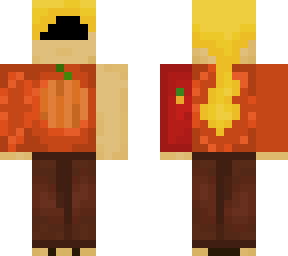 my autumn minecraft skin (not finished)