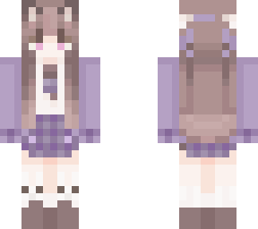 purple e girl