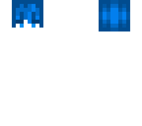blue and white