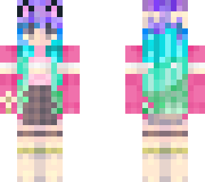 colorfull cat girl edition