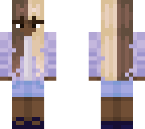 girl w 2 color hair