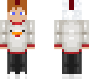 me dressed in chicken (my favorite minecraft creature)