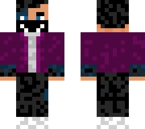 purple hoodie mask guy