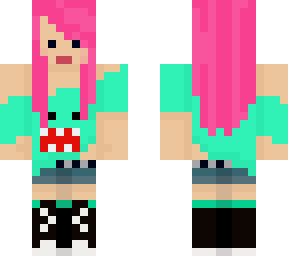 2012 girl pink hair only