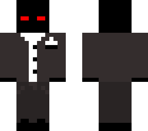 Agent 007 (Red eyes) Minecraft Skin